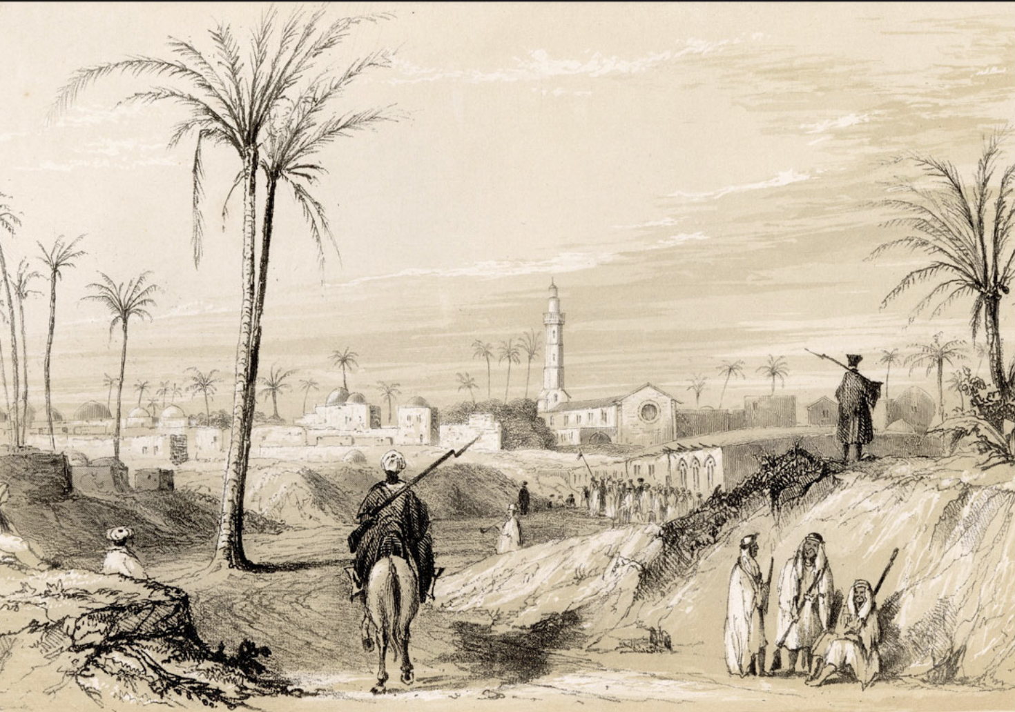 المسجد العمري عام 1840