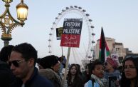 مظاهرة تضامنية مع غزة في لندن
