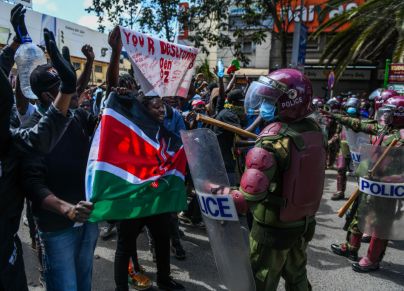 تشهد كينيا احتجاجات عارمة في كامل أنحاء البلاد (GETTY)