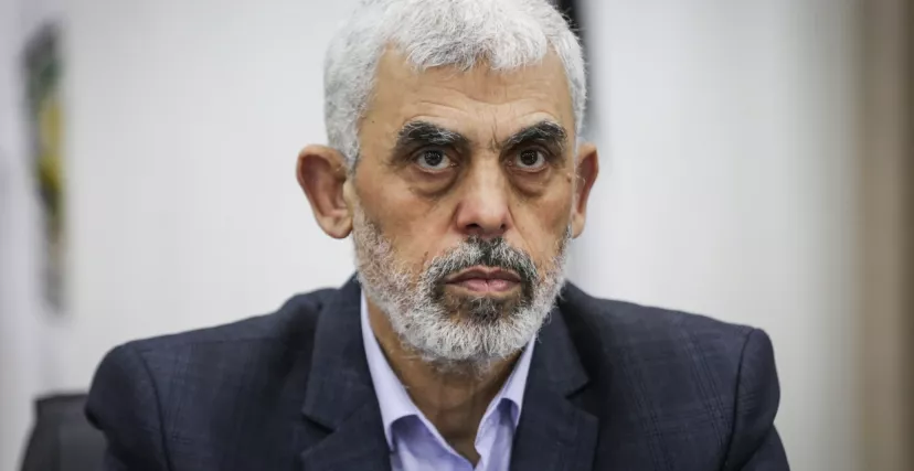 رئيس المكتب السياسي لحركة حماس في قطاع غزة يحيى السنوار (GETTY)