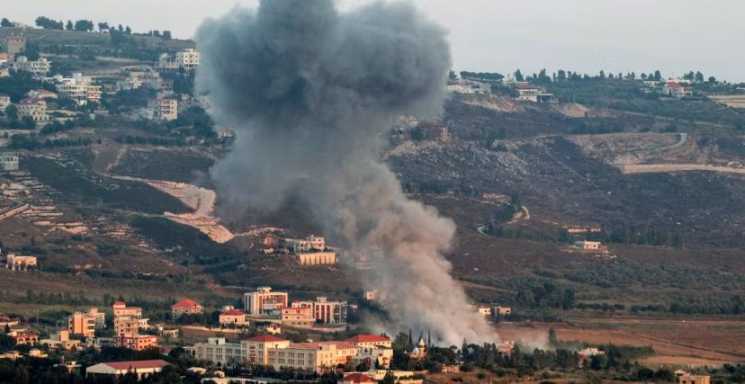 قصف إسرائيلي على قرية الخيام جنوب لبنان