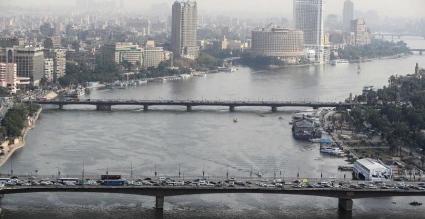 مشهد لنهر النيل في القاهرة